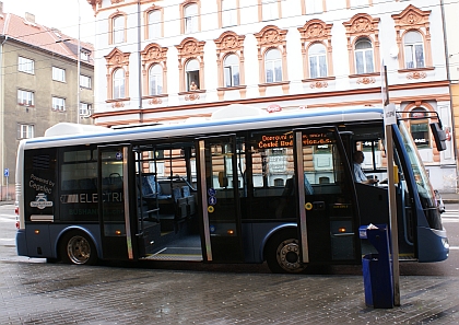 Elektrobus SOR EBN 8 se představí na linkách MHD v Českých Budějovicích