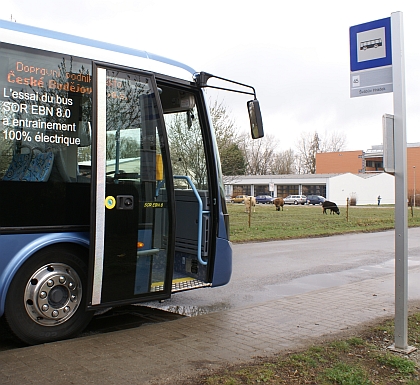 Elektrobus SOR EBN 8 se představí na linkách MHD v Českých Budějovicích