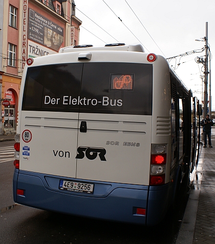 Elektrobus SOR EBN 8 se představí na linkách MHD v Českých Budějovicích