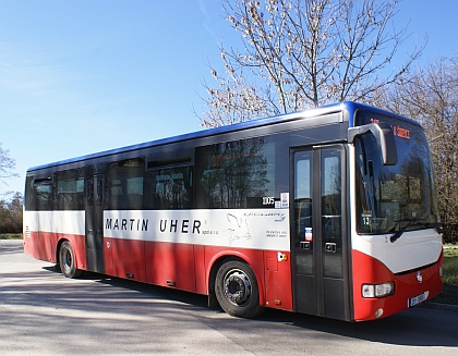 Tři ze čtyř autobusů nově pořízených dopravcem Martin Uher v roce 2013