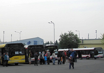 Z DOD v Olomouci: Fotoreportáž zejména z autobusové vozovny