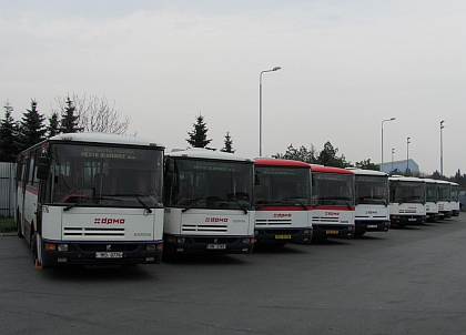 Z DOD v Olomouci: Fotoreportáž zejména z autobusové vozovny