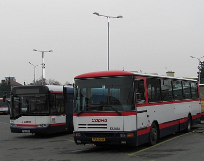 Z DOD v Olomouci: Fotoreportáž zejména z autobusové vozovny