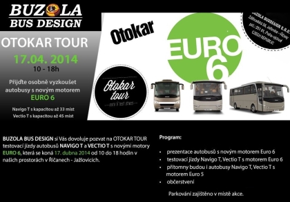 17.4.2014: OTOKAR TOUR EURO 6 v Praze - Říčanech