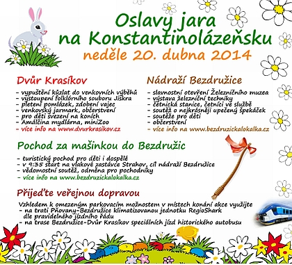 Oslavy jara na Konstantinolázeňsku - neděle 20. dubna 2014 