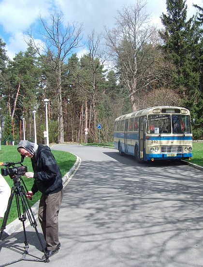 Z promojízdy historickým autobusem ŠL 11 po Konstantinolázeňsku