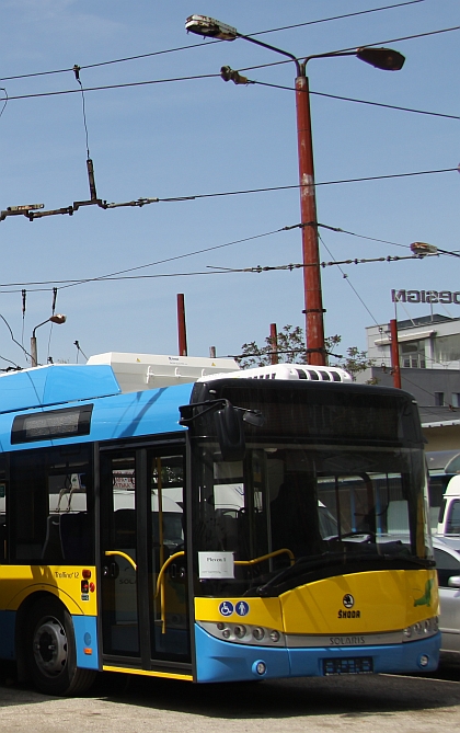 Pleveny v Plevenu: Záběry čtyř trolejbusů Škoda 26 Tr Solaris od Krasena Paneva