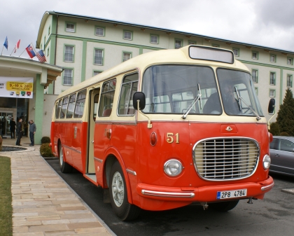 Z Plzně historickým autobusem Škoda 706 RTO PMDP do Lešan 24.5.2014