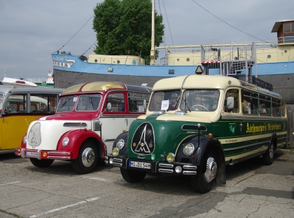  4. evropského srazu historických autobusů v Sinsheimu a Speyeru 26.4.2014