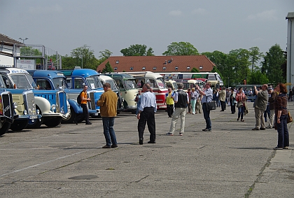  4. evropského srazu historických autobusů v Sinsheimu a Speyeru 26.4.2014