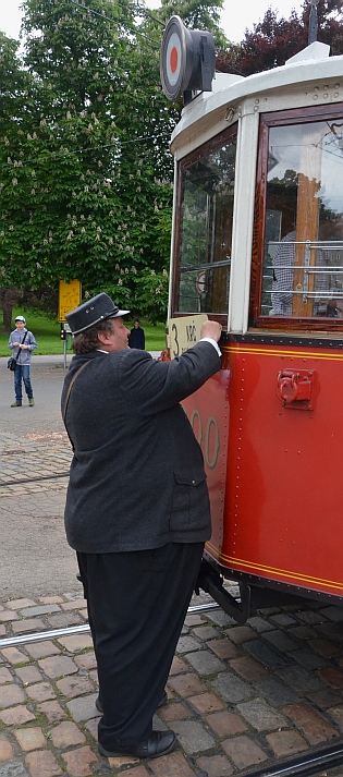 VELKÁ FOTOREPORTÁŽ z cesty historickou tramvajovou soupravou  na lince 3 