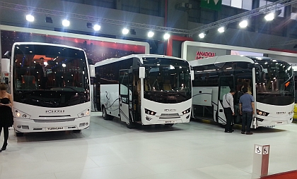 Turecký výrobce autobusů Anadolu Isuzu se představil na veletrhu 