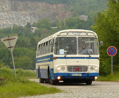 Lešany 2014 obrazem II.: Na klasickém 'téčku' při odjezdu 