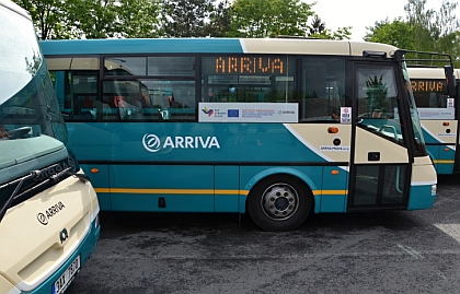 Nové autobusy Arriva Praha na Příbramsku s podporou ROP Střední Čechy 