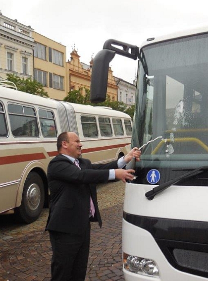 OAD Kolín: Z předávání nového autobusu SOR C 9,5 EURO 6 do provozu