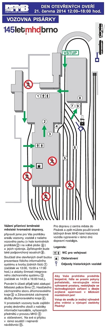 145 let MHD Brno: Den otevřených dveří, přehlídka a jízdy historických vozidel 