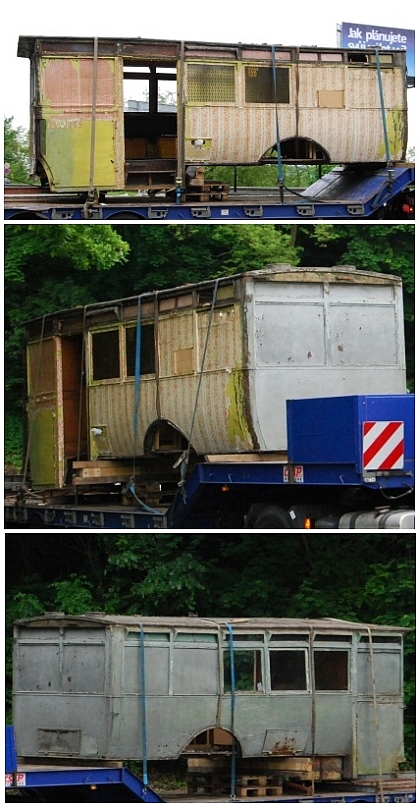 Ještě jednou Lipence: Karosérie autobusu PRAGA - chatka - interiér