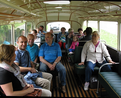 Důstojné připomenutí kouřimských autobusových výročí 