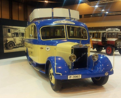 Z madridského veletrhu FIAA 2014: Autobusoví veteráni  1914 - 1953