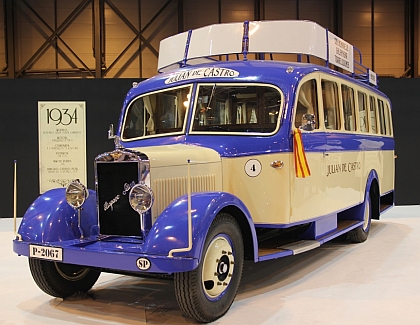 Z madridského veletrhu FIAA 2014: Autobusoví veteráni  1914 - 1953