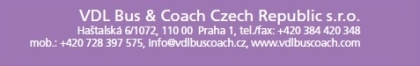 Příští týden:  Tradiční akce VDL Bus  v Dačicích 23. a 24.3.2015