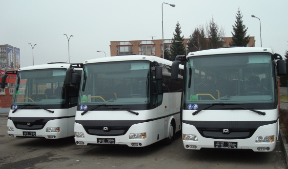  ČSAD AUTOBUSY České Budějovice : Sedm nových autobusů SOR na jihu Čech