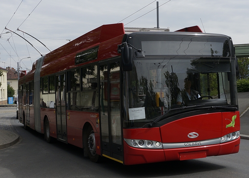 Poprvé na BUSportálu: Prototyp kloubového Trollina pro Budapešť