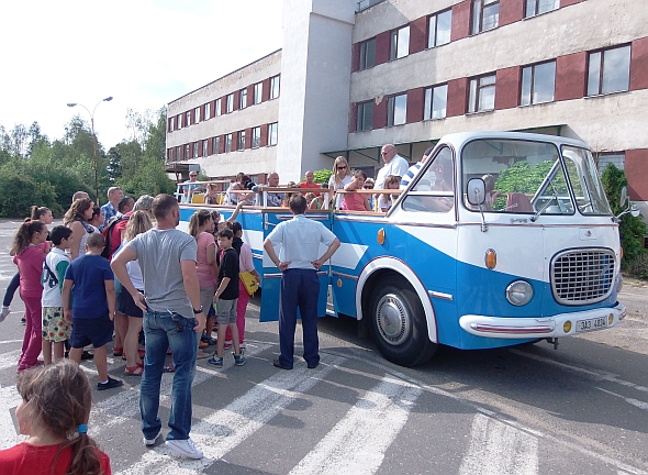 Jeden z posledních letošních výjezdů vyhlídkového autobusu   Škoda 706 RTO 