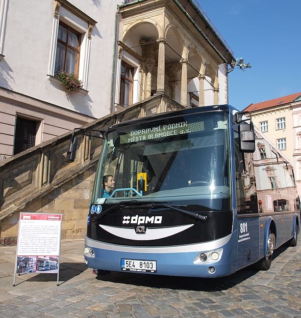 Elektrobus SOR EBN 8 bude tři týdny vozit cestující v ulicích Olomouce