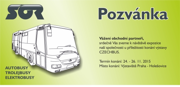 Zveme na Czechbus 2015: SOR Libchavy