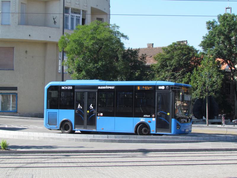 Střídání straží na hradních minibusových linkách v Budapešti