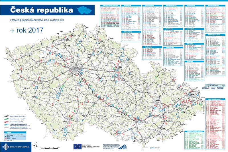 MD: V roce 2017 opraví více než 600 km státních silnic a připraví ke stavbě 140 km nových dálnic