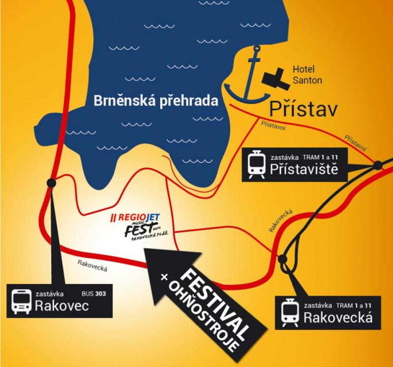 RegioJet Music Fest na Brněnské přehradě