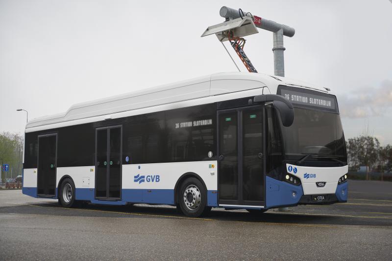 Elektrické autobusy VDL Citea pro městskou dopravu do Amsterdamu