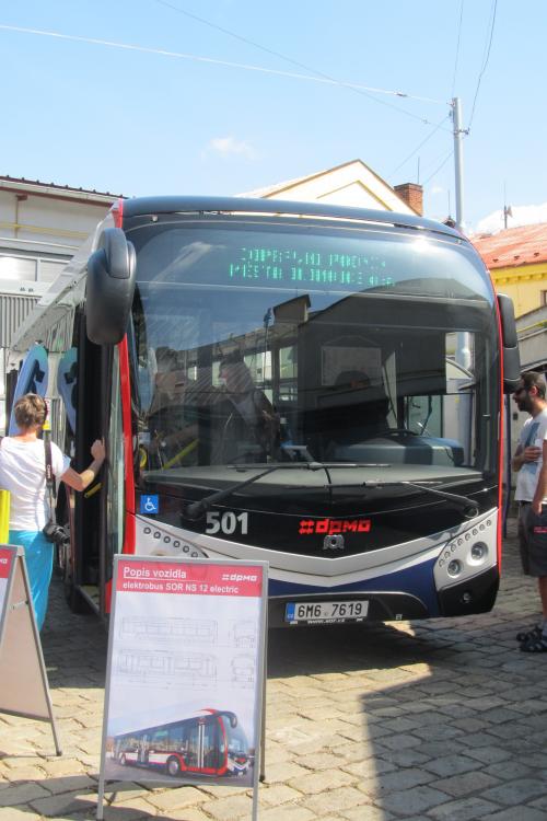 Den otevřených dveří v Dopravním podniku města Olomouce