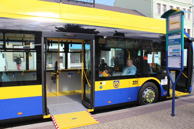 První trolejbus Škoda 33 Tr v Teplicích