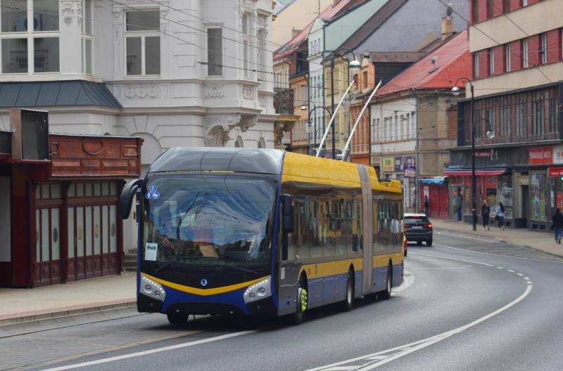 První trolejbus Škoda 33 Tr v Teplicích