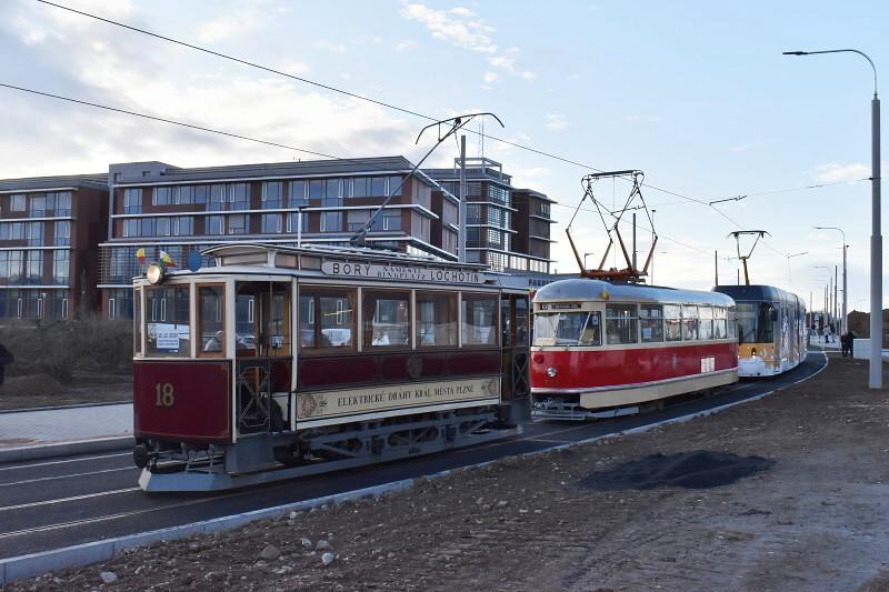 Tramvajová trať na Borská pole otevřena