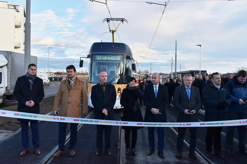 Tramvajová trať na Borská pole otevřena