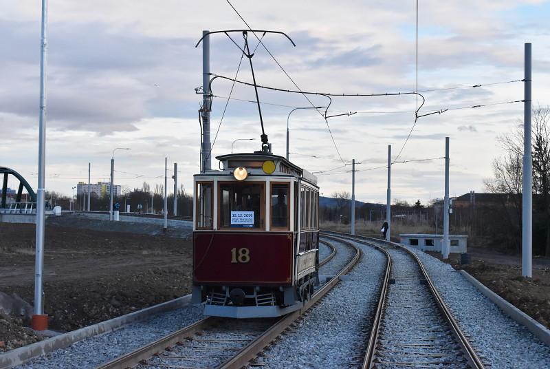 Tramvajová trať na Borská pole otevřena