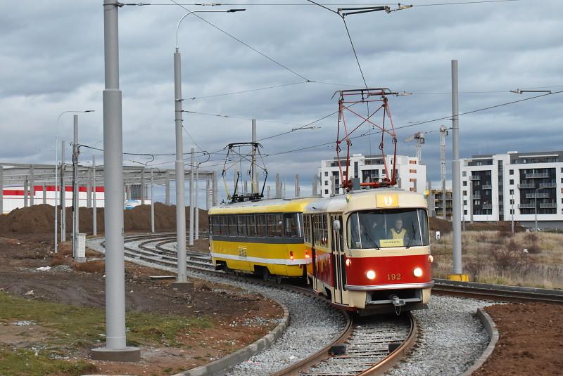 Tramvajová trať na Borská pole otevřena