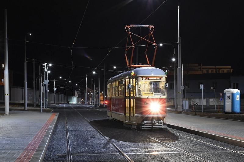 Tramvajová trať na Borská pole otevřena