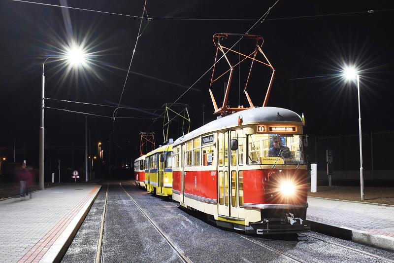 Tramvajová trať na Borská pole otevřena