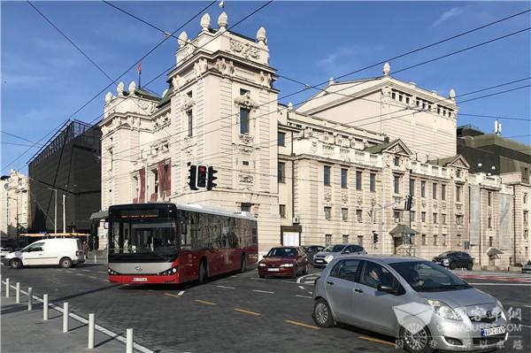 174 městských autobusů HIGER v Srbsku 