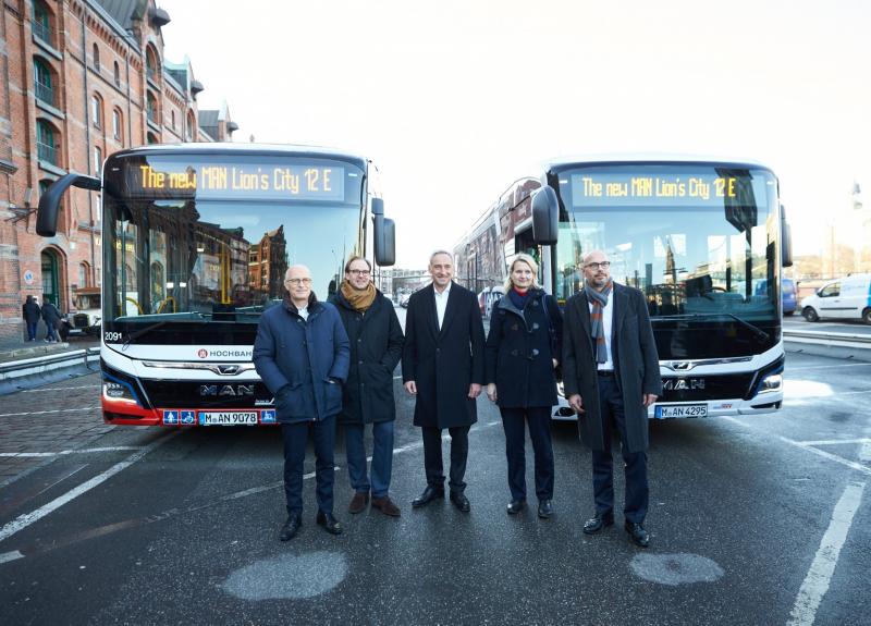 Druhý život baterií: pilotní projekt MAN, Verkehrsbetriebe Hamburg-Holstein a Volkswagen