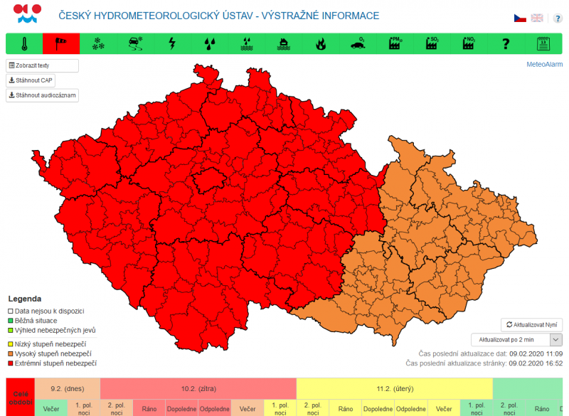 Aktuálně k počasí: I za silné vichřice se dá jet bezpečně