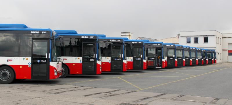 Registrace autobusů v únoru 2020