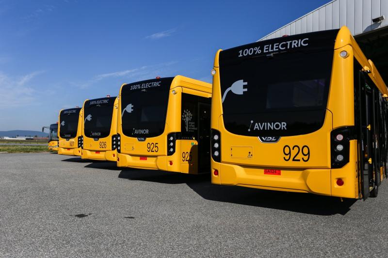 Letiště Oslo s elektrickými autobusy VDL