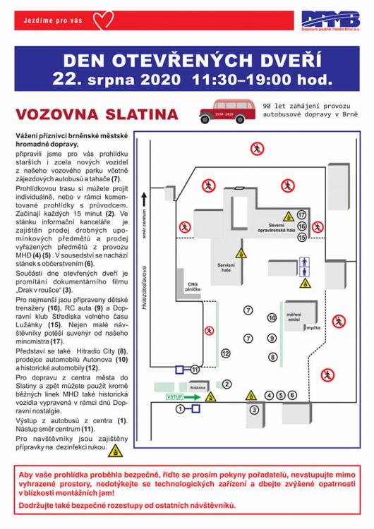 Den otevřených dveří Dopravního podniku města Brna – vozovna Slatina