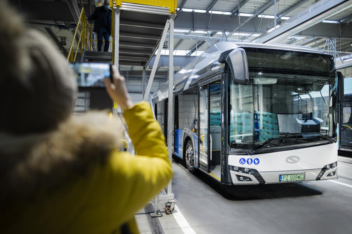 Solaris Urbino hydrogen se představil v polských městech 